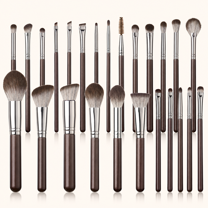The Brush Builder - 15-Piece Set + Brow + Cleanser